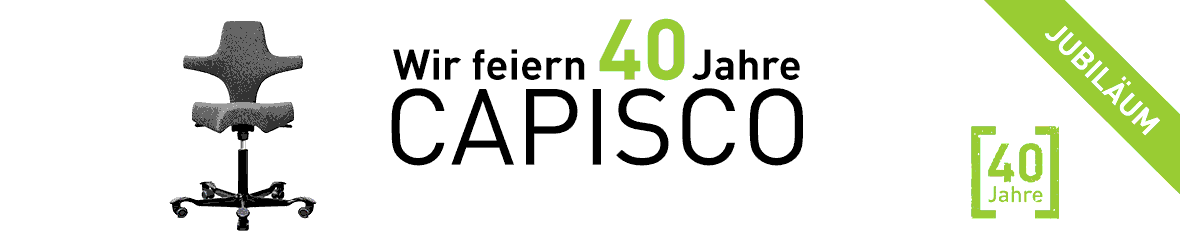 40 Jahre Capisco Sattelstuhl