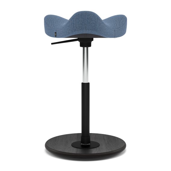 Stokke/Varier Move Pendelhocker in Blau mit Schwarzen Teller