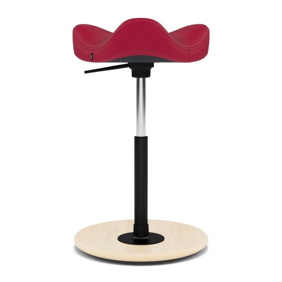 Stokke/Varier Move Pendelhocker in roten Leder