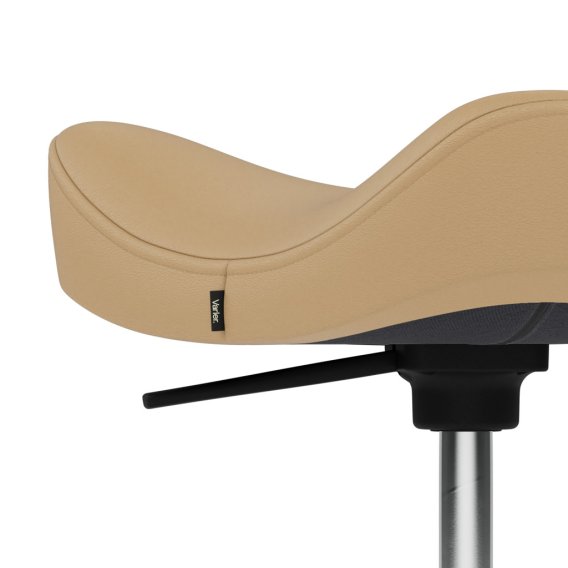 Stokke/Varier Move Pendelhockersitz in beigen Leder