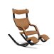 Varier Stokke Gravity in braun und schwarzen Gestell