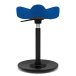 Varier Stokke Move Compact in blau mit schwarzen Teller