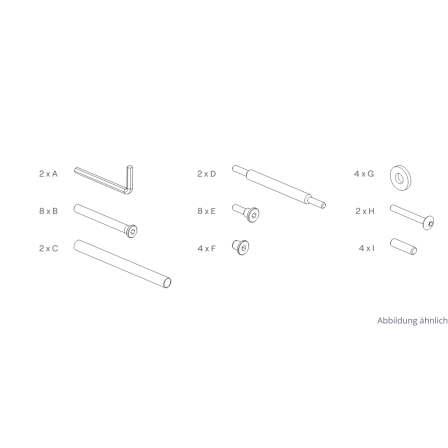 Varier Stokke Gravity Schraubenset