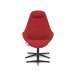 Varier Kokon Designersessel in rot von Vorne