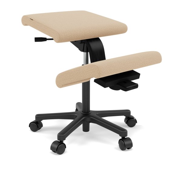 Produktfoto eines Varier Wing in beige von schräg vorne