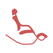 Rote Silhouette Varier Gravity