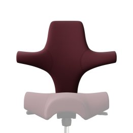 Produktfoto eines Ersatzbezuges f&uuml;r die R&uuml;ckenlehne des HAG Capisco 8106, 8107, 8126, 8127 vor wei&szlig;em Hintergrund