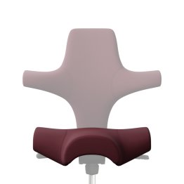 Produktfoto eines Ersatzbezuges f&uuml;r die Sitzfl&auml;che des HAG Capisco 8106 und den HAG Capisco 8107 vor wei&szlig;em Hintergrund