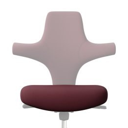 Produktfoto eines Ersatzbezuges f&uuml;r die Sitzfl&auml;che die kompatibel mit dem HAG Capisco 8125, HAG Capisco 8126 und dem HAG Capisco 8127 ist.