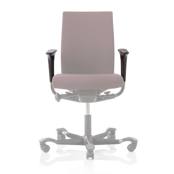 Vordernansicht eines Set von Armlehnenk&ouml;pfen f&uuml;r die Armlehnen des HAG Creed und HAG H05 als Ersatzteil