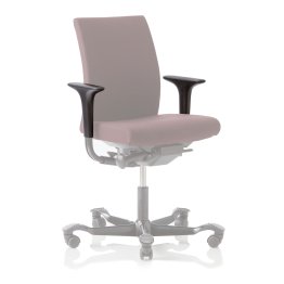 Produktfoto eines Sets von Ersatzk&ouml;pfen f&uuml;r die Armlehnen des HAG Creed und HAG H05 vor einem 50% transparenten Variante des HAG Creed