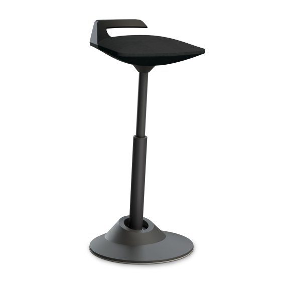 Produktfoto der Stehhilfe Aeris Muvman in schwarz vor wei&szlig;em Hintergrund