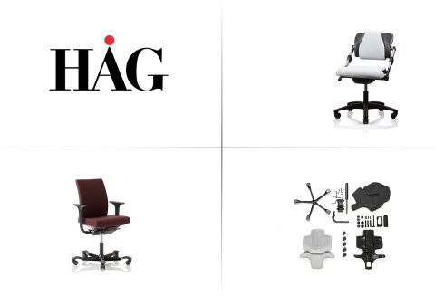 Sortiment an Ersatzteilen und Zubeh&ouml;r f&uuml;r HAG St&uuml;hle H03, H04, H05 und Creed