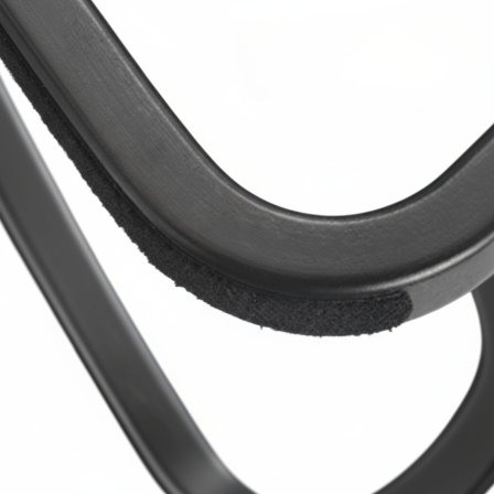 Selbstklebende Filzstreifen schwarz von Varier zum Aufkleben unter die Holzkufen &ndash; Bodenschutz f&uuml;r Variable, Thatsit, Actulum und Pendulum