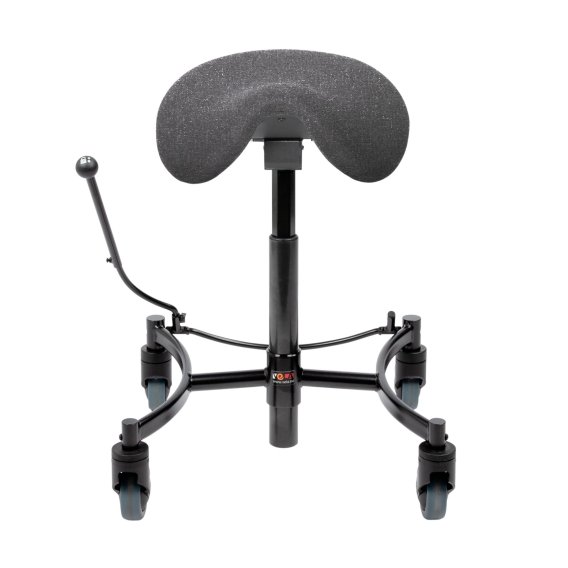 VELA Salsa 400 Hocker mit Sattelsitz in der Vorderansicht