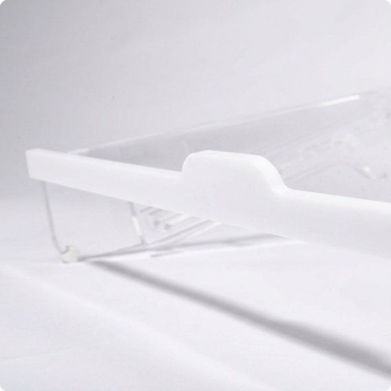 IOE Flexx Plus Tischpult und Vorlagenhalter Detailfoto der Vorderansicht