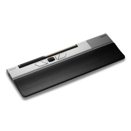 Produktfoto einer mobilen und kompakten RollerMouse Go von Contour inklusive des RollerMouse Go Dock.