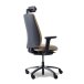 Beiger rh Logic 220 ergonomischer Premium B&uuml;rostuhl in der Dreiviertelansicht von der Rueckseite.